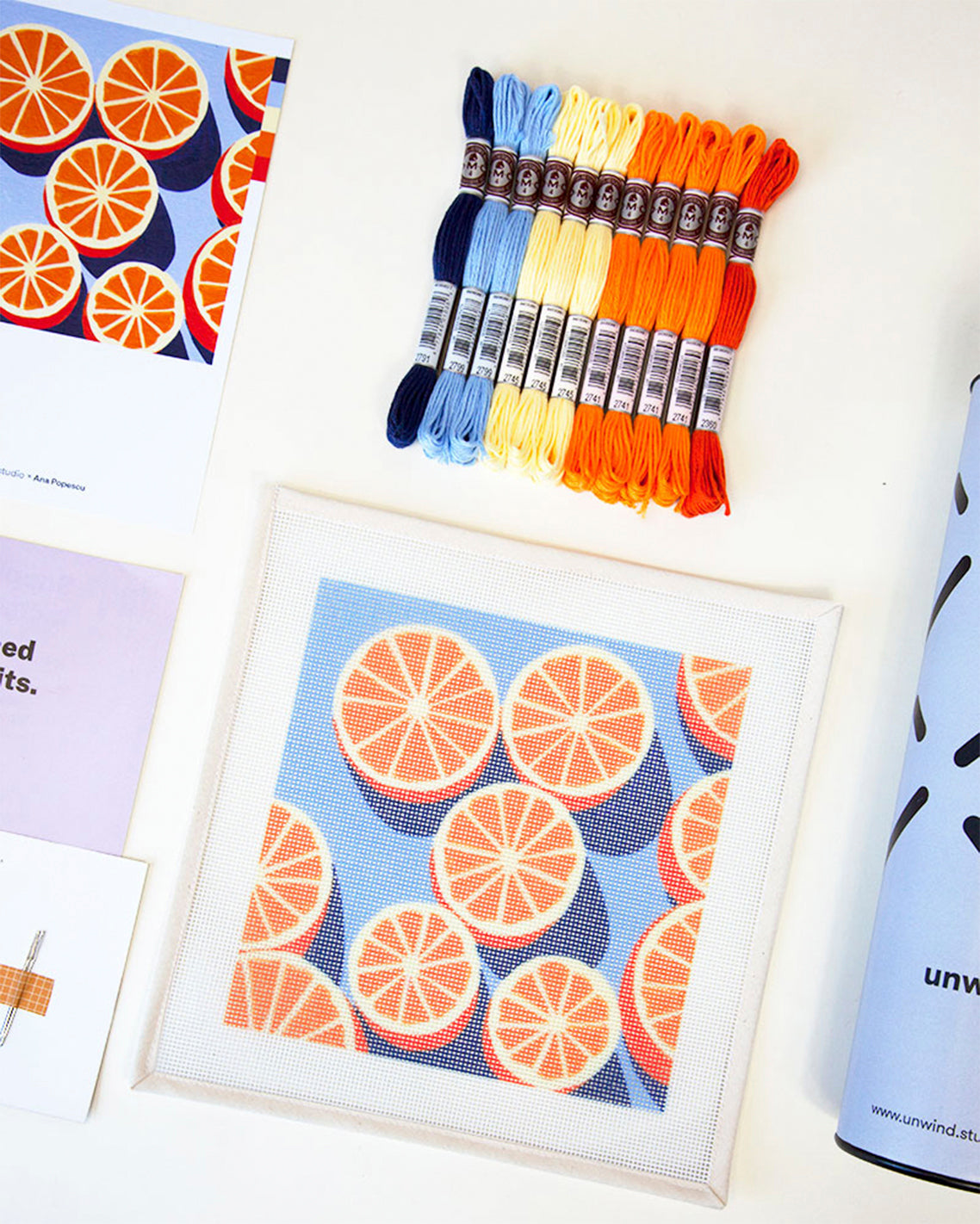 Citrus Needle Point Kit