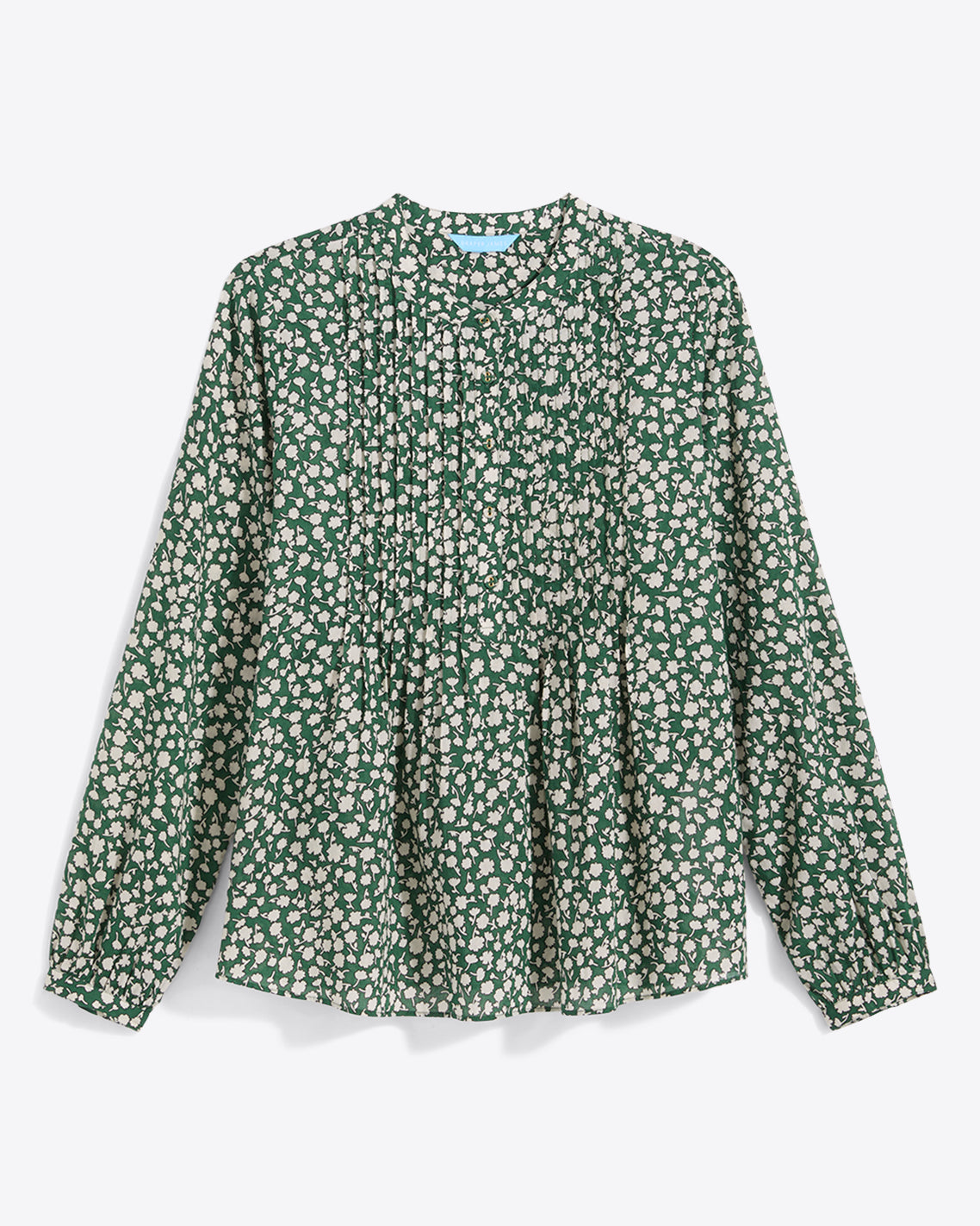 Evangaline Long Sleeve Top in Gauzy Cotton