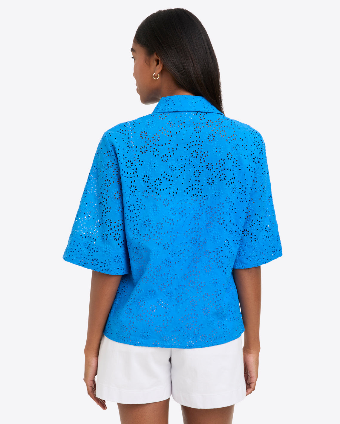Evelyn Top in Eyelet