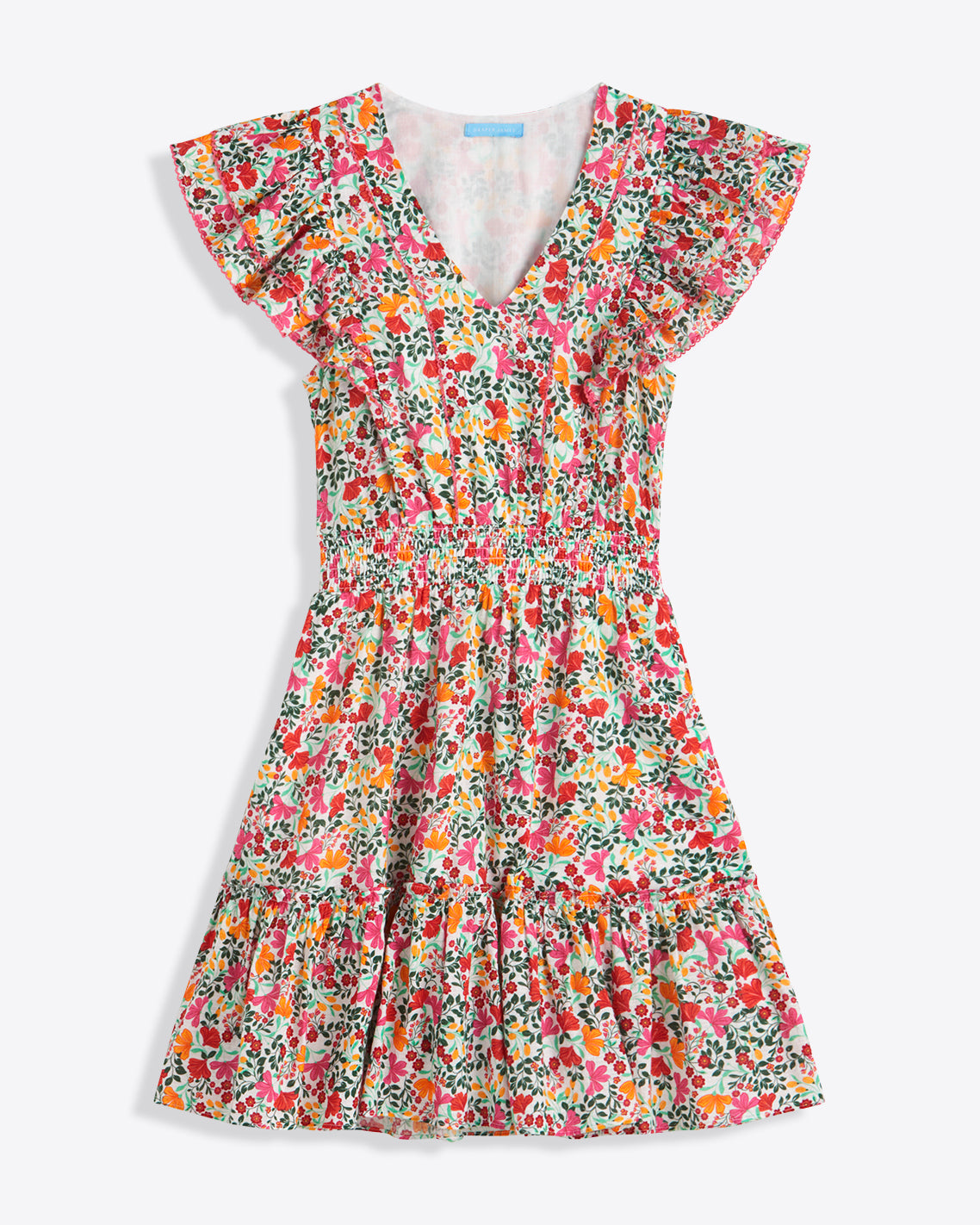 Gabby Mini Dress in Coneflowers
