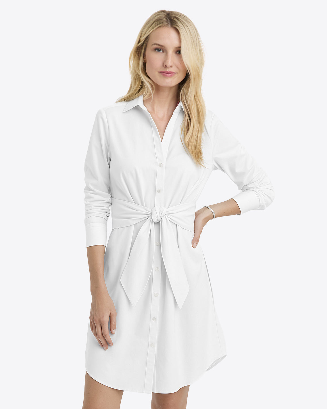 Isabella Shirtdress in Crisp Cotton