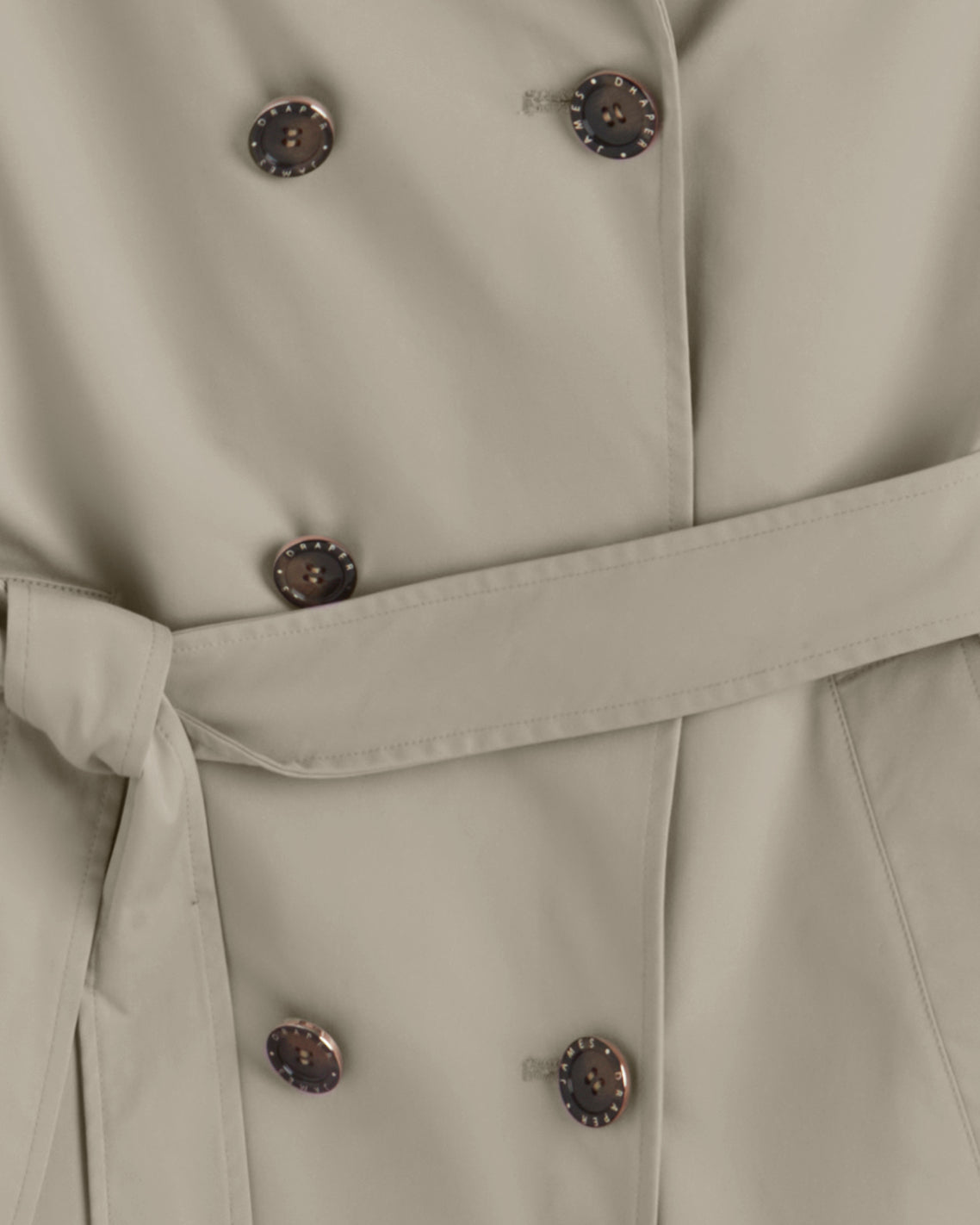 Meghan Trench Coat in Spring Sage