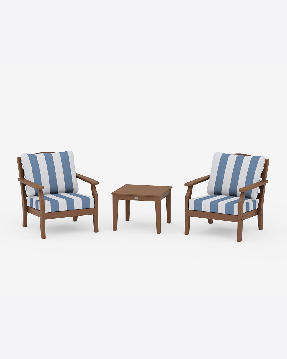 Savannah 3-Piece Deep Seating Set in Cabana Stripe