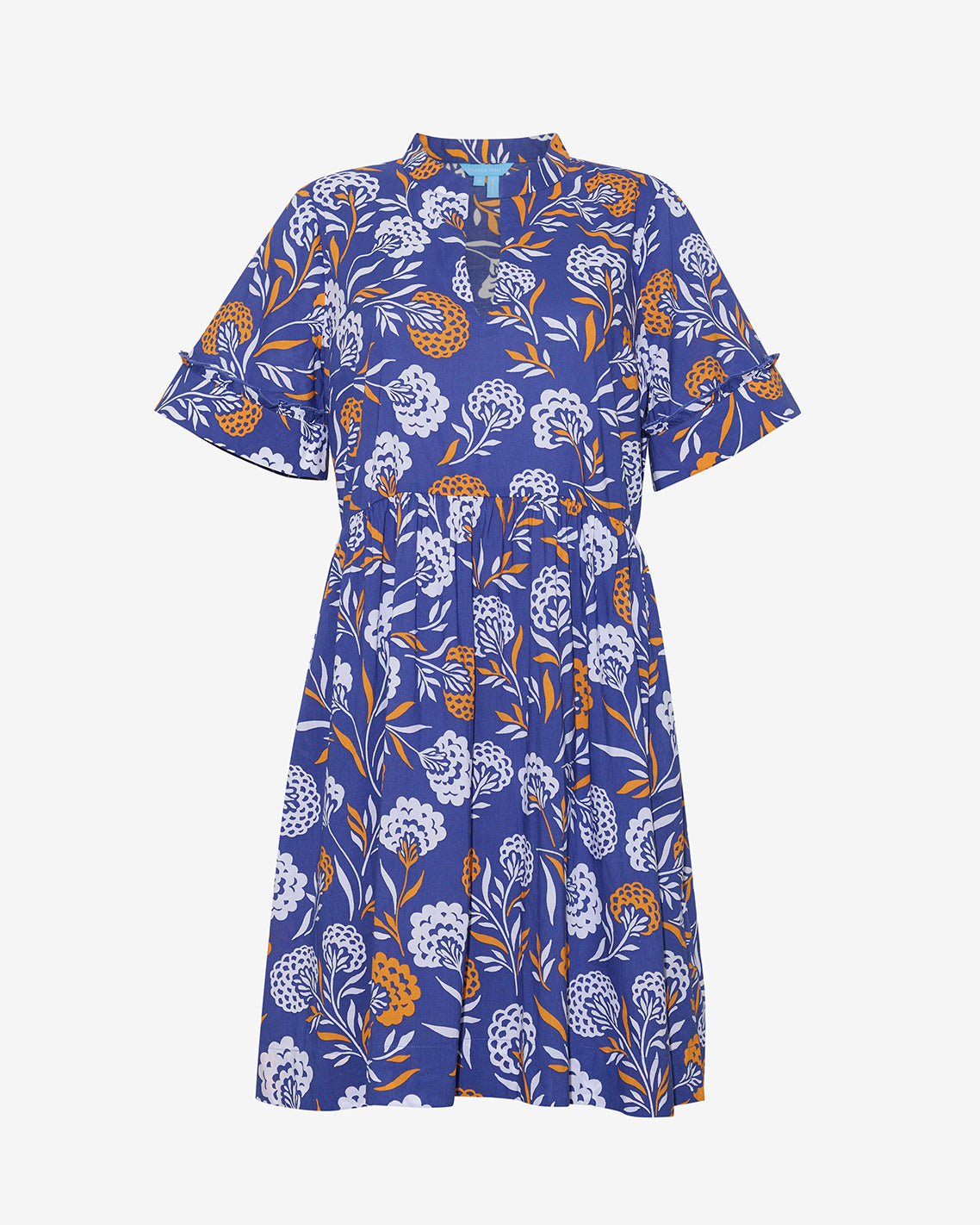 Simone Mini Dress in Abstract Dahlia