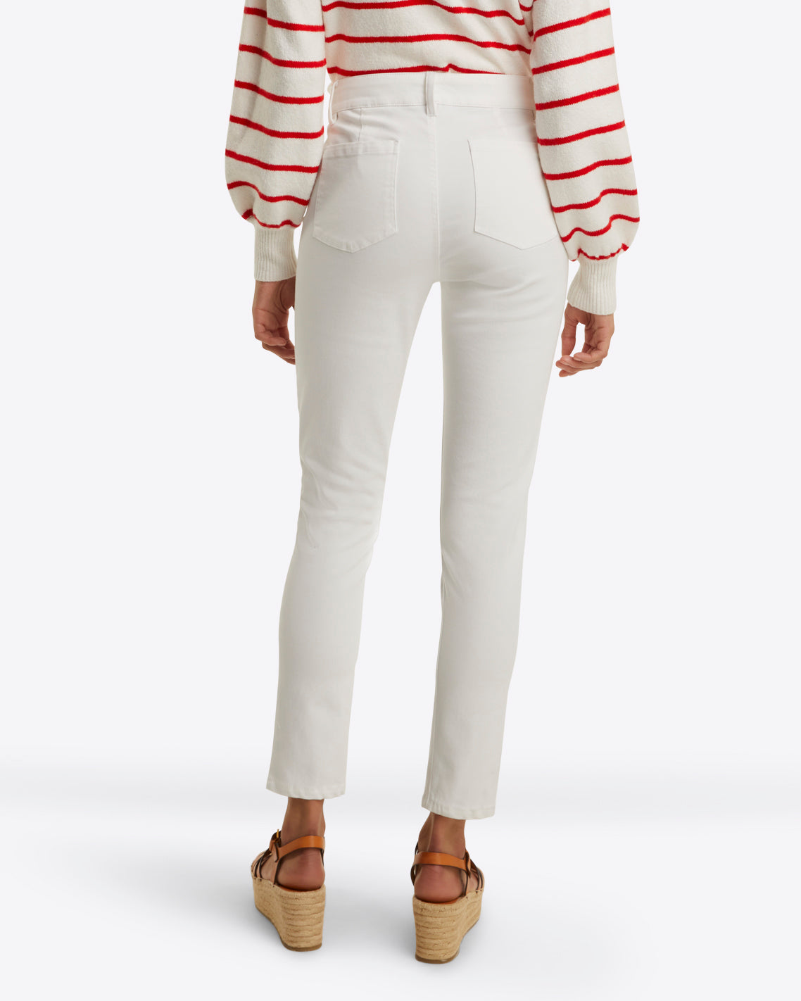 Skinny Jeans in White Denim