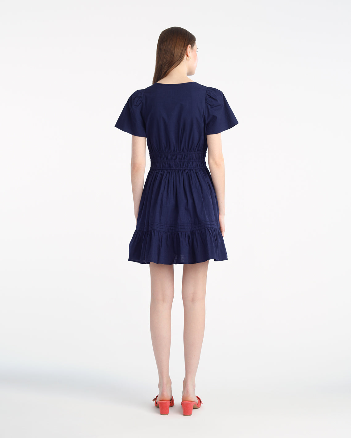 Wilson Mini Dress with Floral Embroidery
