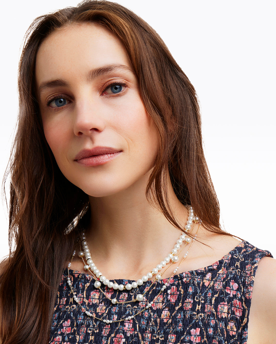 Layered Pearl Necklace